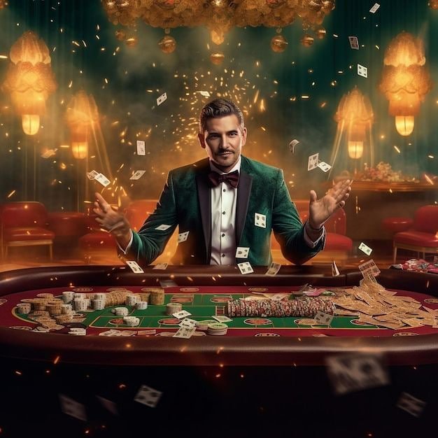 pttogel resmi live-dealer studio with professional lighting and multi-camera setup