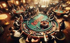 Dealer shuffles and displays deck before each run pttogel resmi dealer preparing cards at Dragon Tiger table